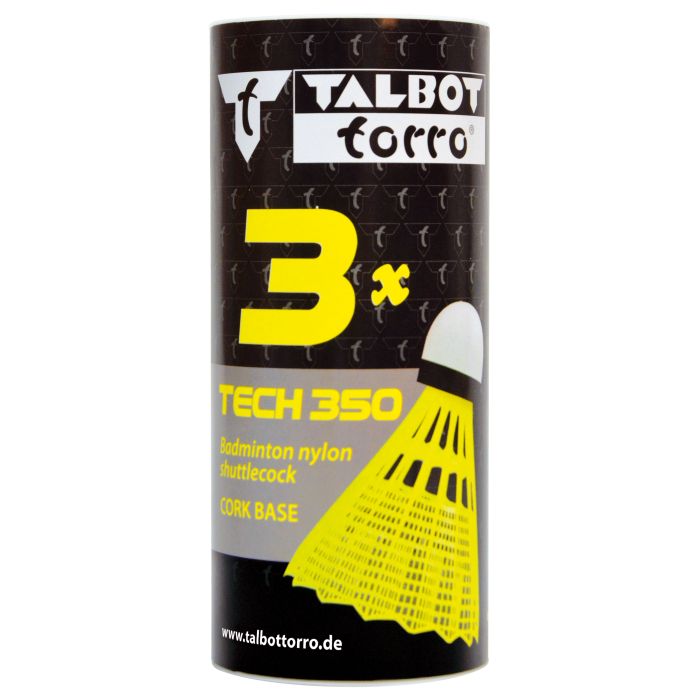 Talbot Torro TECH 350 NYL MED 3/1, loptica za badminton, žuta