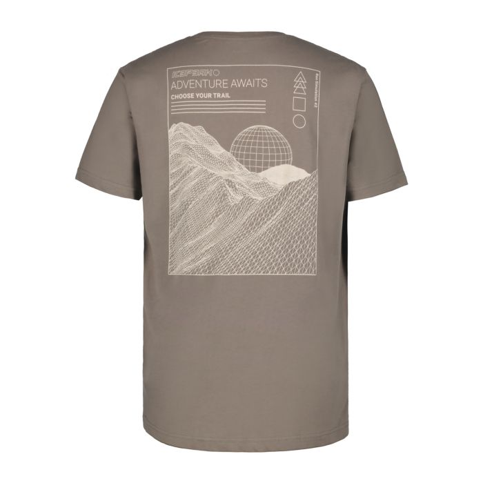 Icepeak MOORETON, muška majica za planinarenje, siva