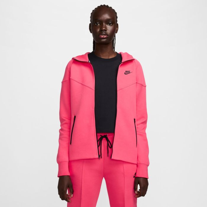 Nike W NSW TCH FLC WR FZ HDY, ženska jakna, roza | Intersport