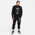 Nike M NK CLUB BB CF PANT STACK GX, muške hlače, crna