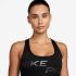 Nike W NP DF SWSH LGT SPT GRX BRA, ženski sportski top, crna