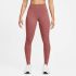 Nike W NK DF ONE HR TIGHT, ženske tajice za fitnes, crvena