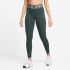 Nike W NP SCULPT DF HR TIGHT, ženske tajice za fitnes, zelena