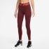 Nike W NP SCULPT DF HR TIGHT, ženske tajice za fitnes, crvena