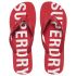 Superdry CODE ESSENTIAL FLIP FLOP, japanke, crvena