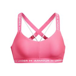 Under Armour CROSSBACK LOW, ženski sportski top, roza