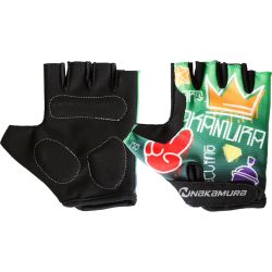 Nakamura COMIC GLOVES, dječje rukavice za bicikl, crna