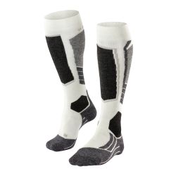 Falke SK2 INTERMEDIATE W, ženske skijaške čarape, bijela