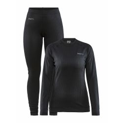 Craft CORE DRY BASELAYER SET W, donje rublje žensko set, crna