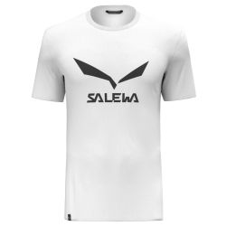 Salewa SOLIDLOGO DRY M T-SHIRT, muška majica za planinarenje, bijela