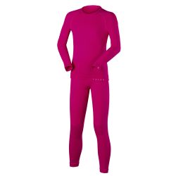 Falke MW SKIING KIDS SET TIGHT FIT, dječje donje rublje set, roza