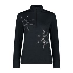 CMP WOMAN SWEAT, ženski skijaški flis, crna