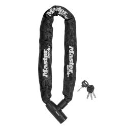 Masterlock 8391 KLJUČ 90CM, lokot, crna