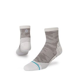 Stance KLICKS QTR, muške čarape za trčanje, siva
