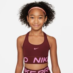 Nike G NK DF SWOOSH PRO BRA, dječji top, crvena
