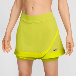 Nike W NKCT DF SLAM SKORT HR MB, ženska suknja za tenis, žuta