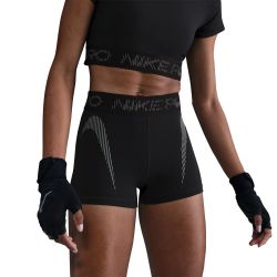 Nike W NP DF MR 3IN SHORT TT GRX, ženske tajice za fitnes, crna