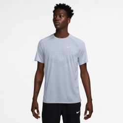 Nike M NK DFADV STRIDE SS TOP, muška majica za trčanje, siva