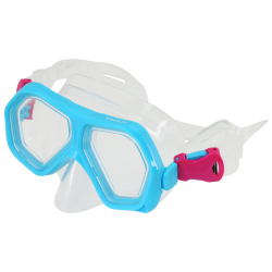 Speedo LEISURE JUNIOR DUAL LENSES MASK WITH SNORKEL COMBO SET, set ronilački, roza