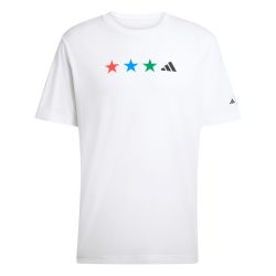 Adidas M FTB WC MAP T, muška majica, bijela