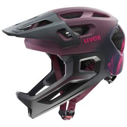 Uvex REACT JR FULLFACE, dječja biciklistička kaciga, ljubičasta