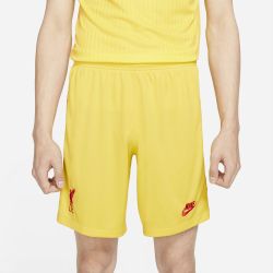 Nike LIVERPOOL FC 2021/22 STADIUM THIRD DRI-FIT SOCCER SHORTS, muške hlače, žuta