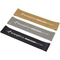 Energetics MINI BANDS SET PRO 1.0, traka fitnes, crna