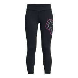 Under Armour MOTION BRANDED ANKLE LEGGING, dječje tajice za fitnes, crna