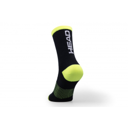 Head SOCKS LONG, muške čarape za biciklizam, žuta