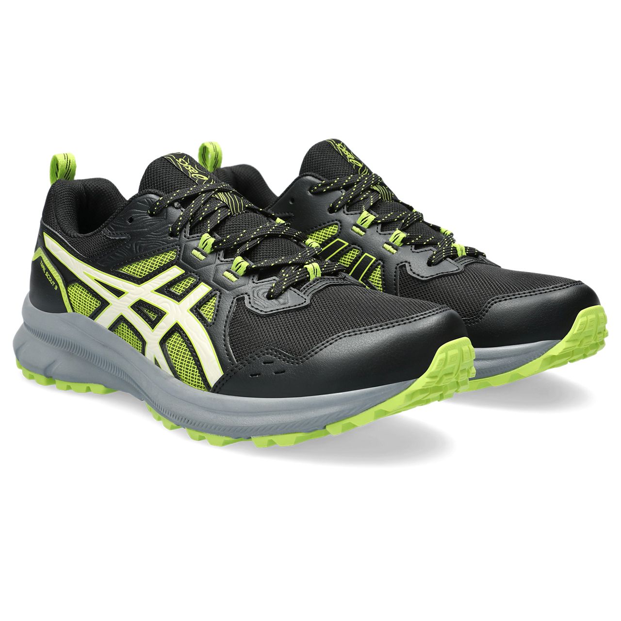 Asics TRAIL SCOUT 3 mu ke tenisice za trail tr anje crna