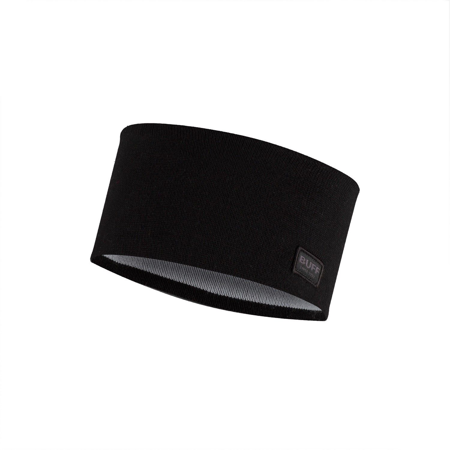 Buff KNITTED HEADBAND, traka, crna