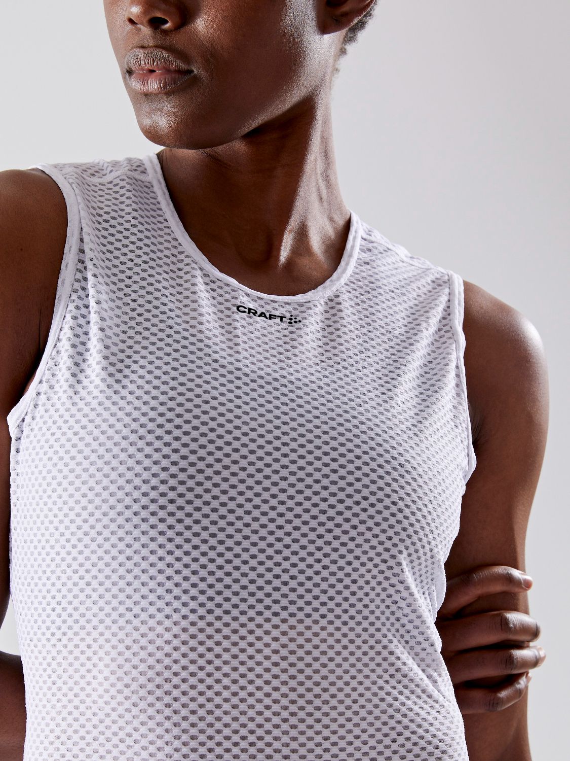 Craft COOL MESH SUPERLIGHT SL W, ženska majica za biciklizam, bijela