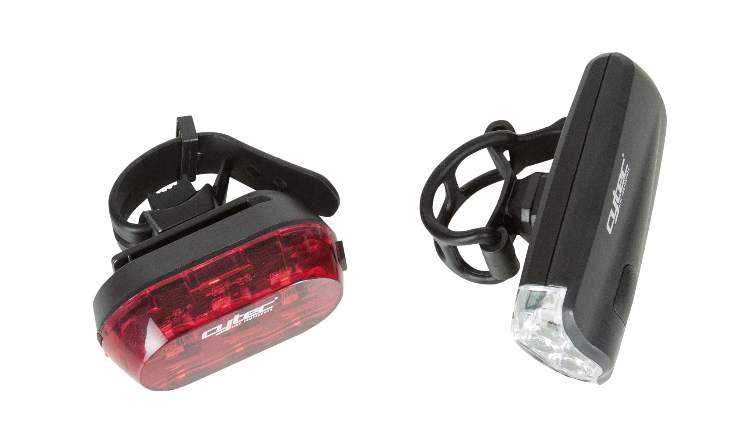 Cytec 4HP LED set svjetala za bicikl crna Intersport