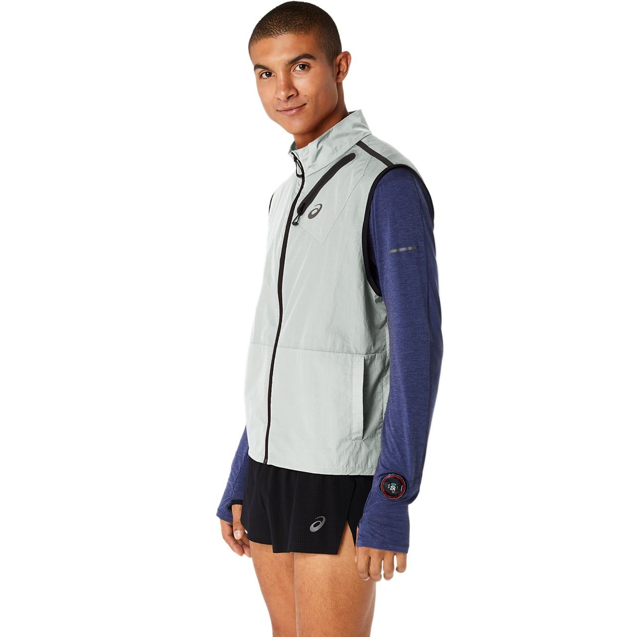Asics METARUN PACKABLE VEST, muški prsluk, siva