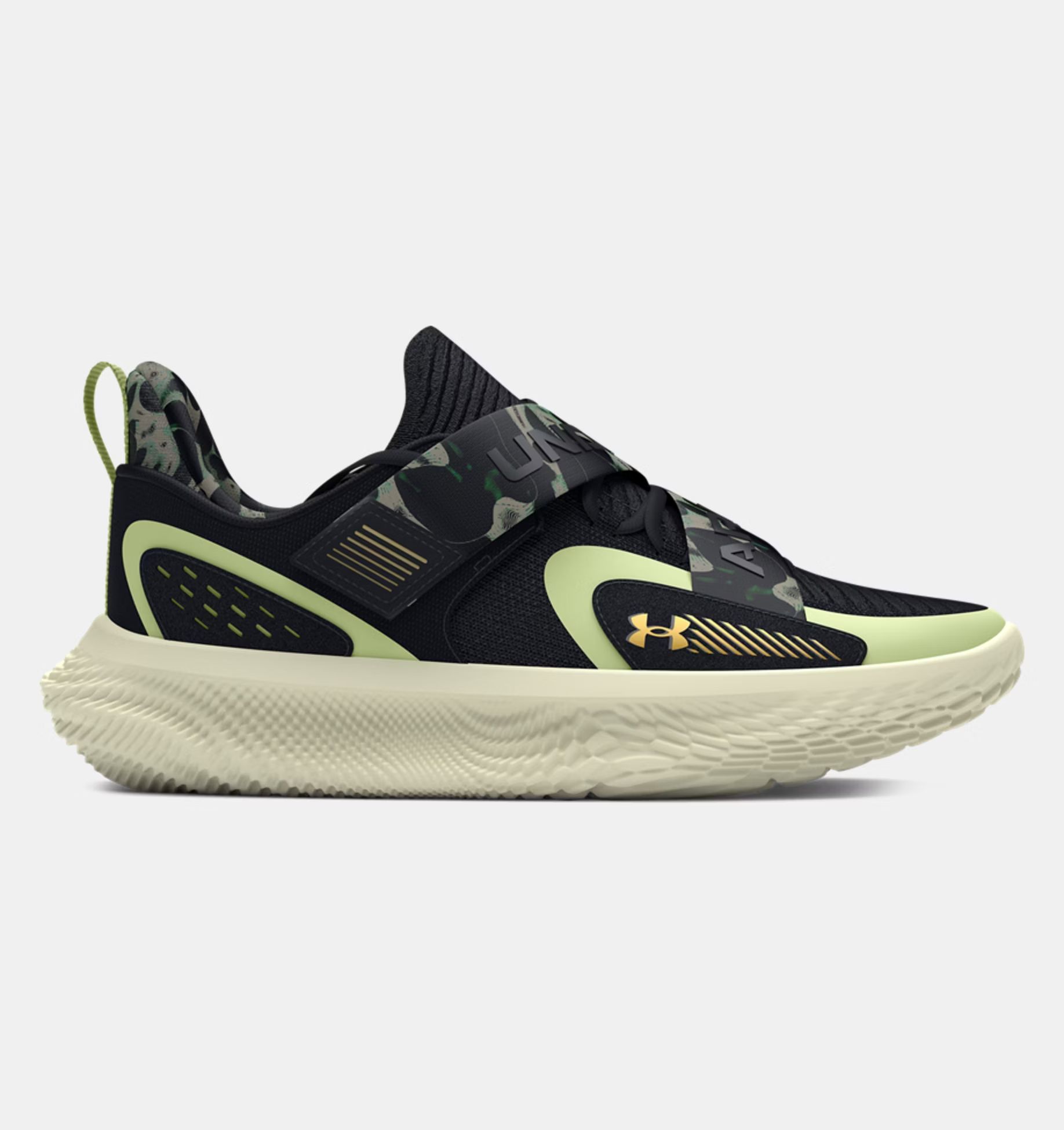 Under Armour FLOW FUTR X 4 CAMO, muške tenisice za košarku, crna