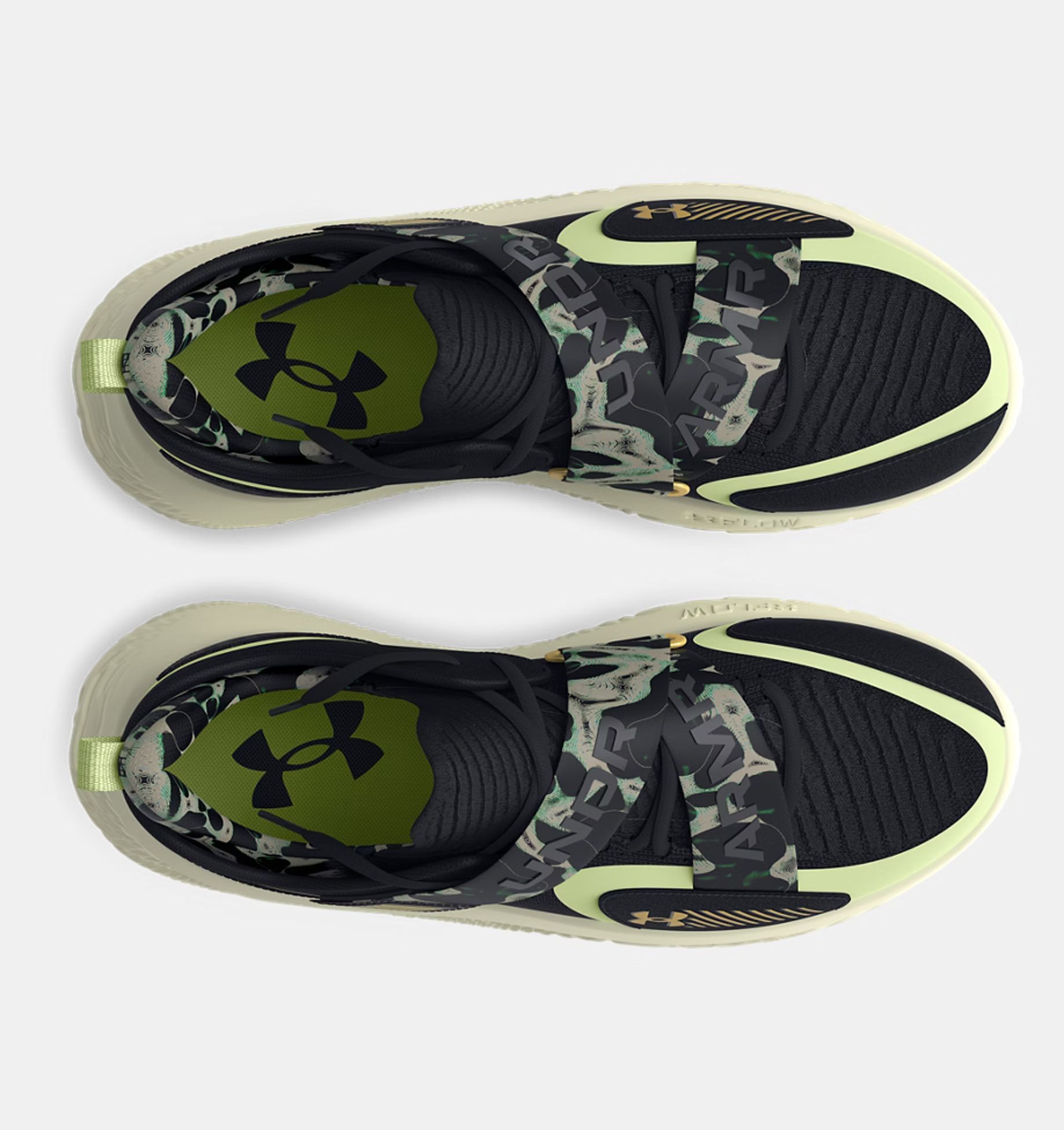 Under Armour FLOW FUTR X 4 CAMO, muške tenisice za košarku, crna