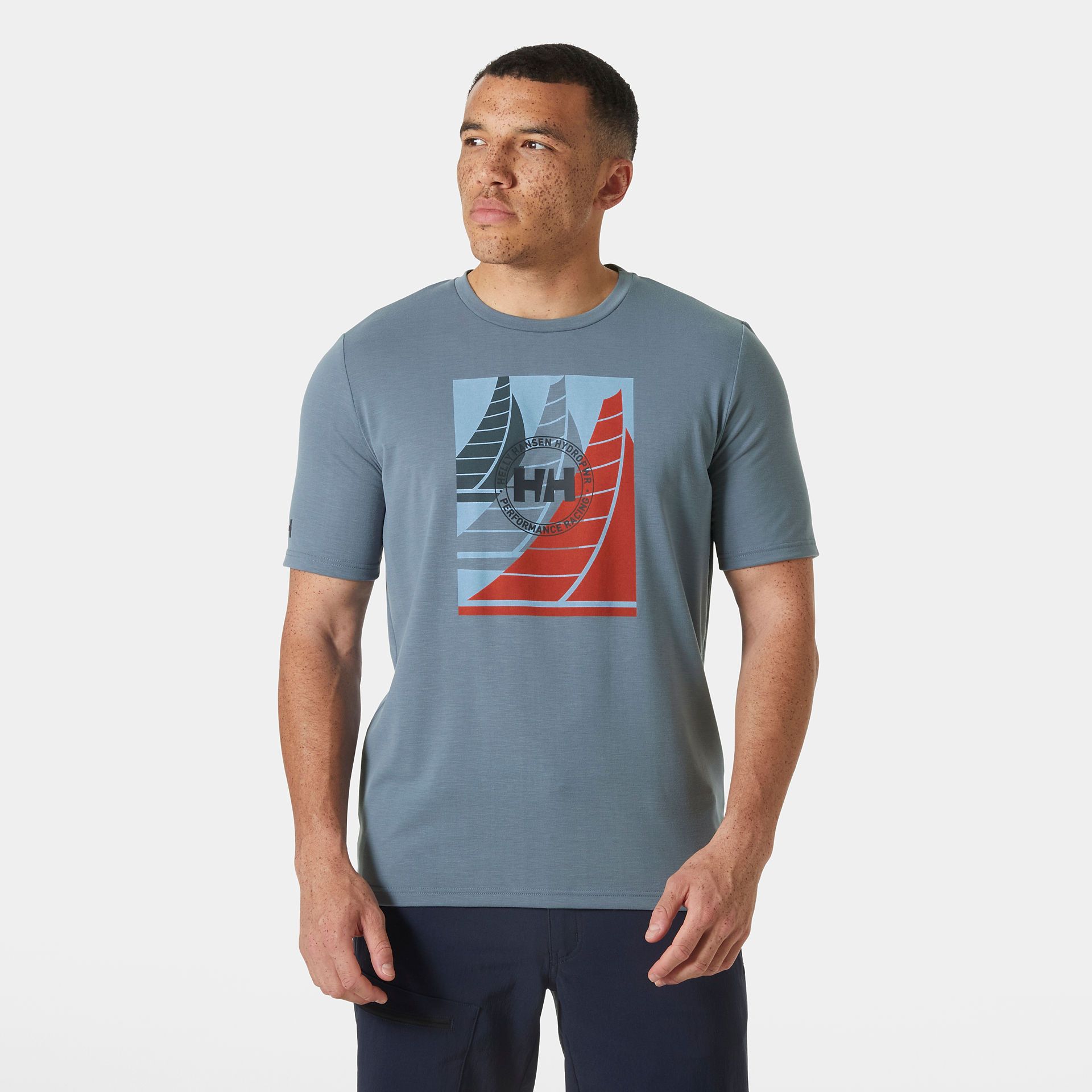 Helly Hansen HP RACE GRAPHIC T-SHIRT, muška majica, plava
