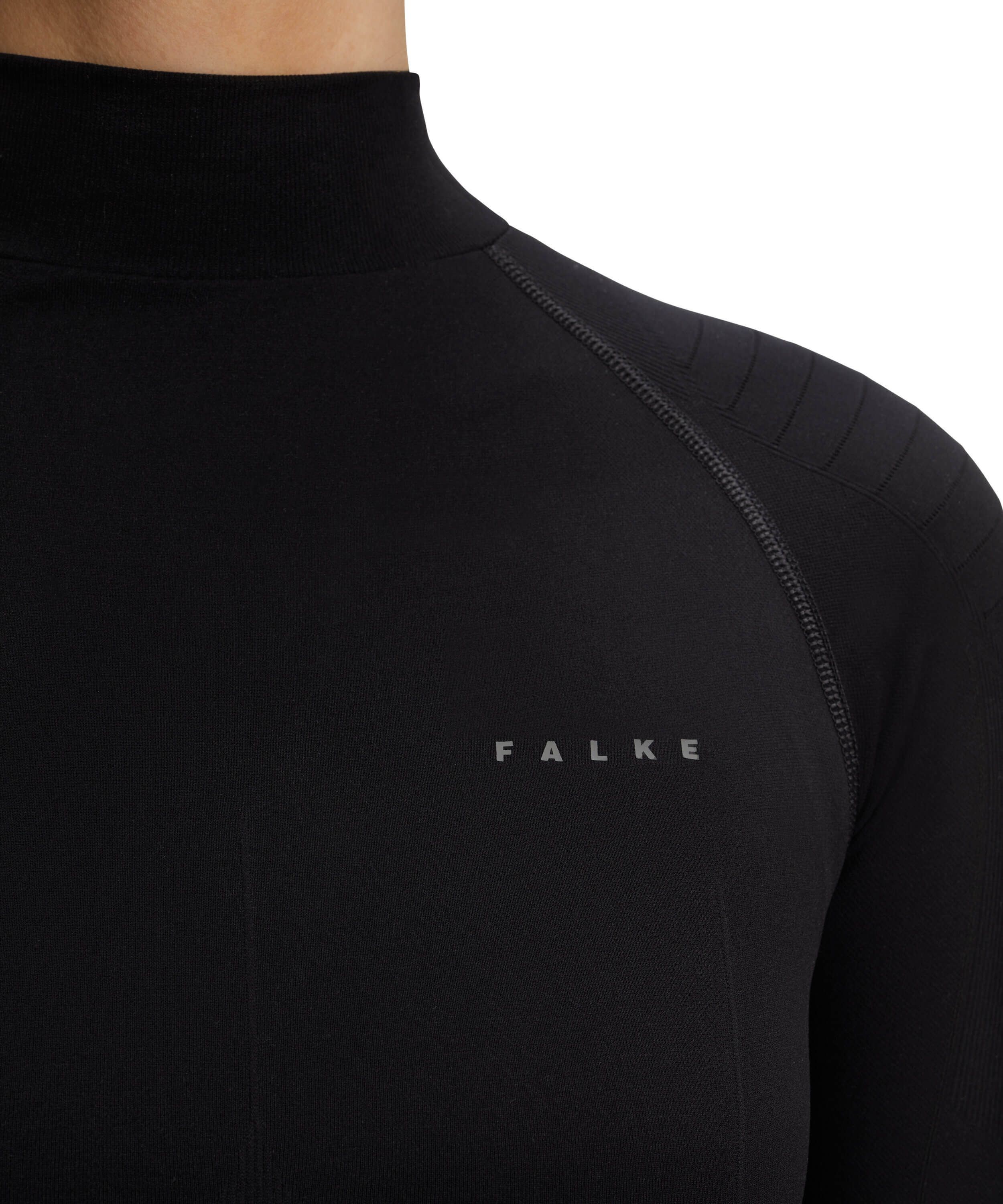 Falke W LONGSLEEVED SHIRT TURTLENECK TIGHT FIT, ženska podmajica, crna
