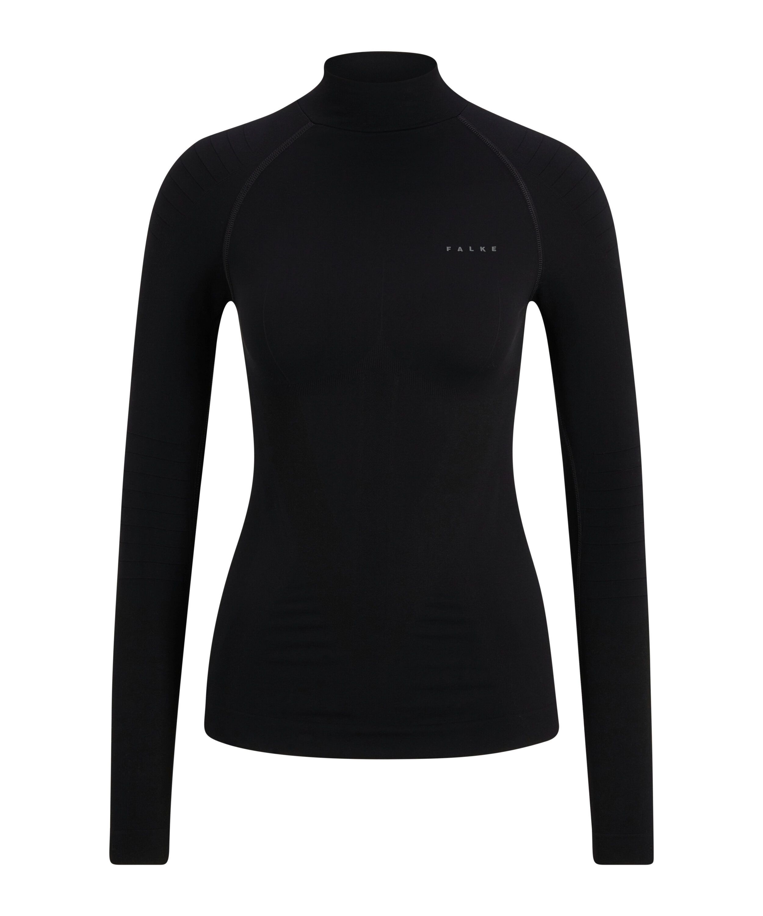 Falke W LONGSLEEVED SHIRT TURTLENECK TIGHT FIT, ženska podmajica, crna
