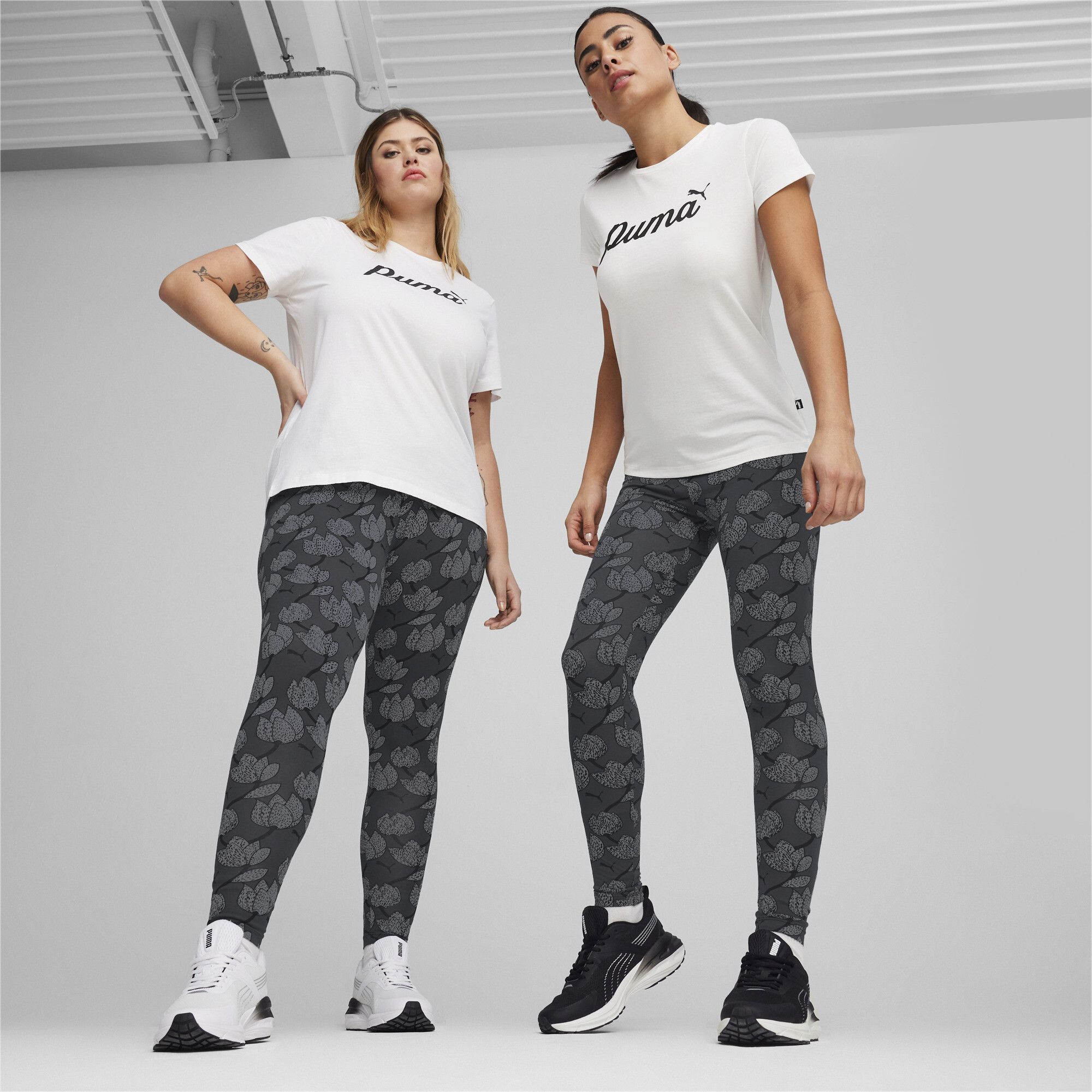 Puma ESS+ BLOSSOM SCRIPT TEE, ženska majica, bijela