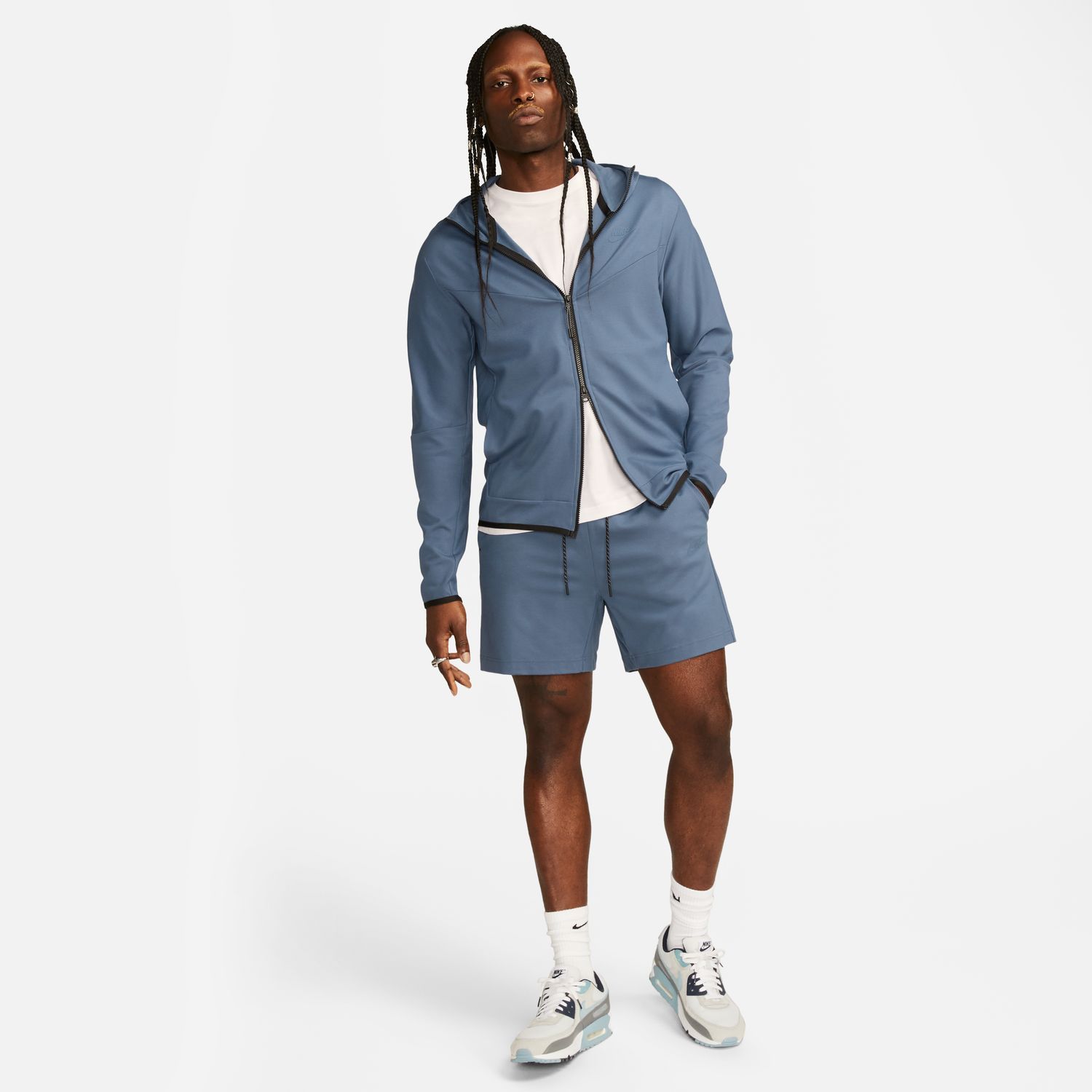 Nike M NK TECH FZ LGHTWHT, muška jakna, plava