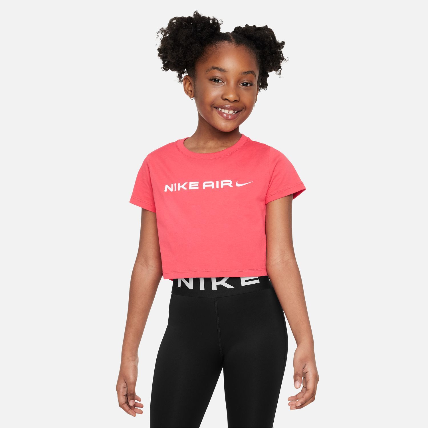 Nike G NSW TEE CROP AIR, dječja majica, crvena