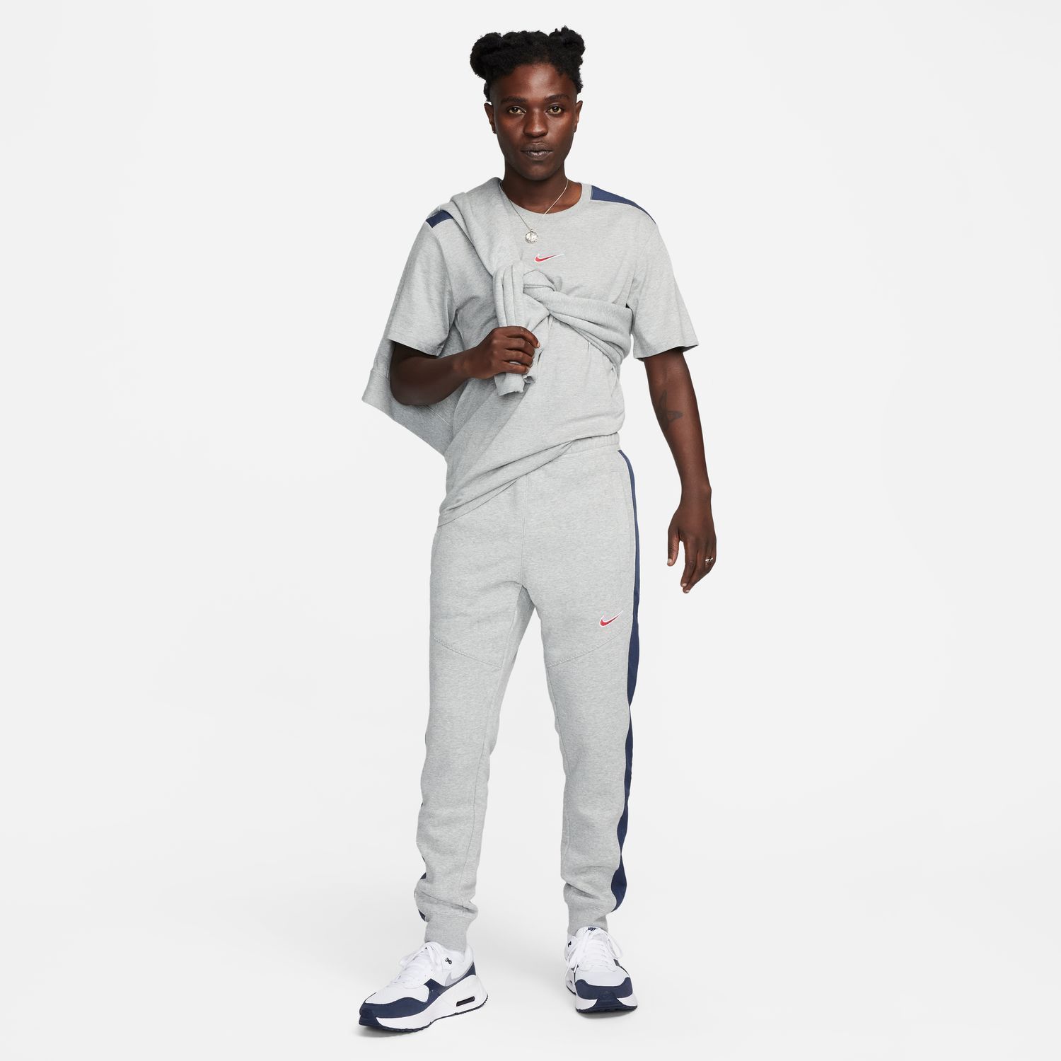 Nike M NSW SP FLC JOGGER BB, muške hlače, siva