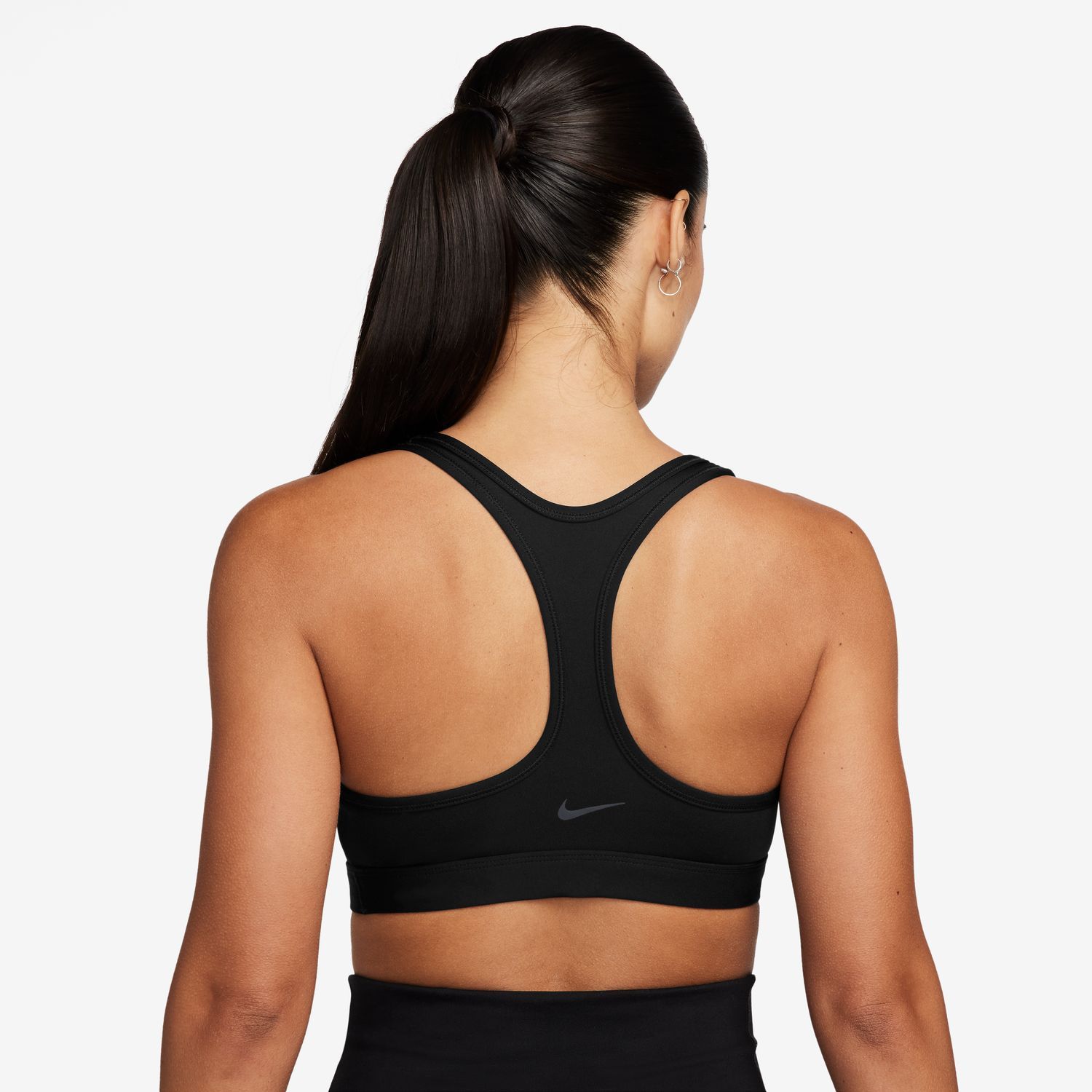 Nike W NP DF SWSH LGT SPT GRX BRA, ženski sportski top, crna