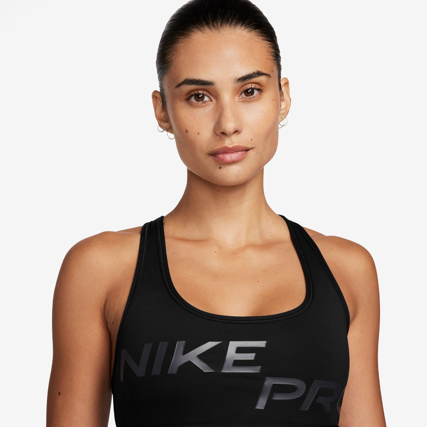Nike W NP DF SWSH LGT SPT GRX BRA, ženski sportski top, crna