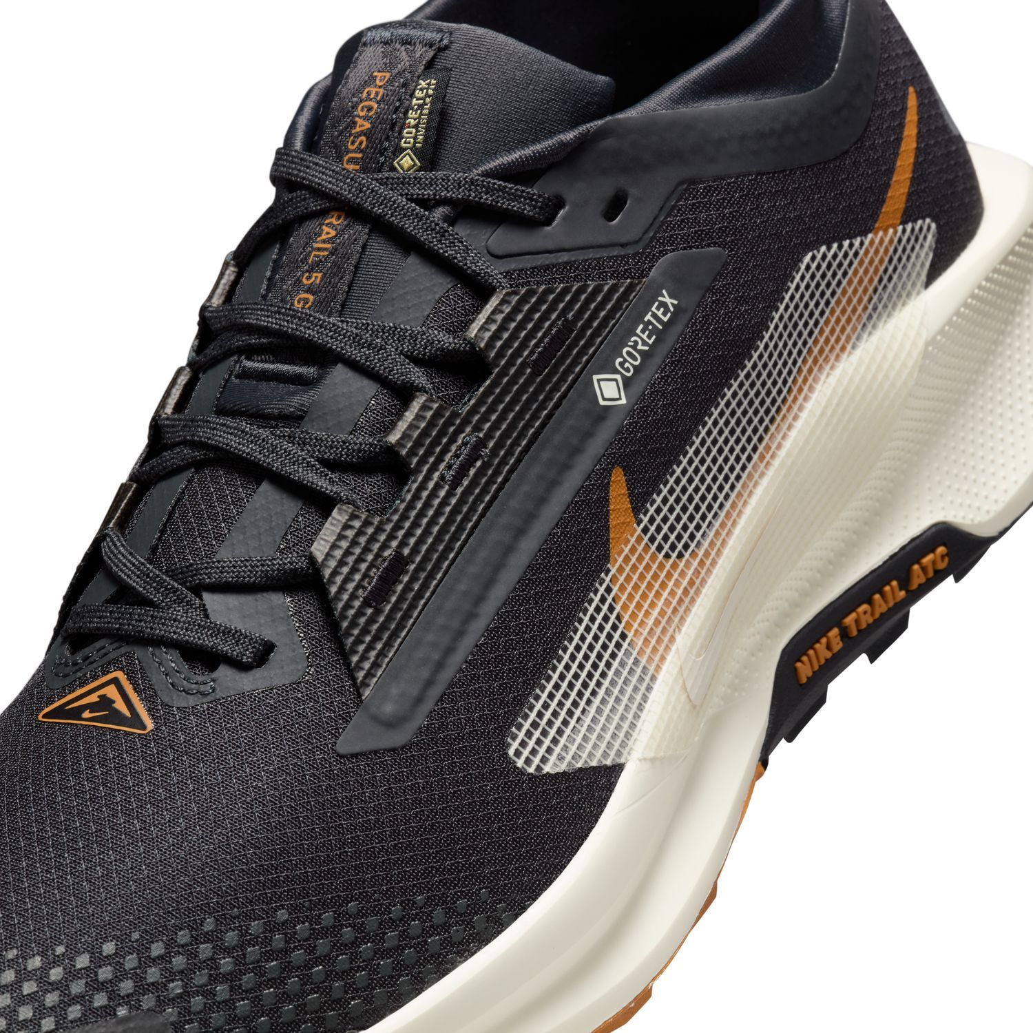 Nike PEGASUS TRAIL 5 GTX, muške tenisice za trail trčanje, crna
