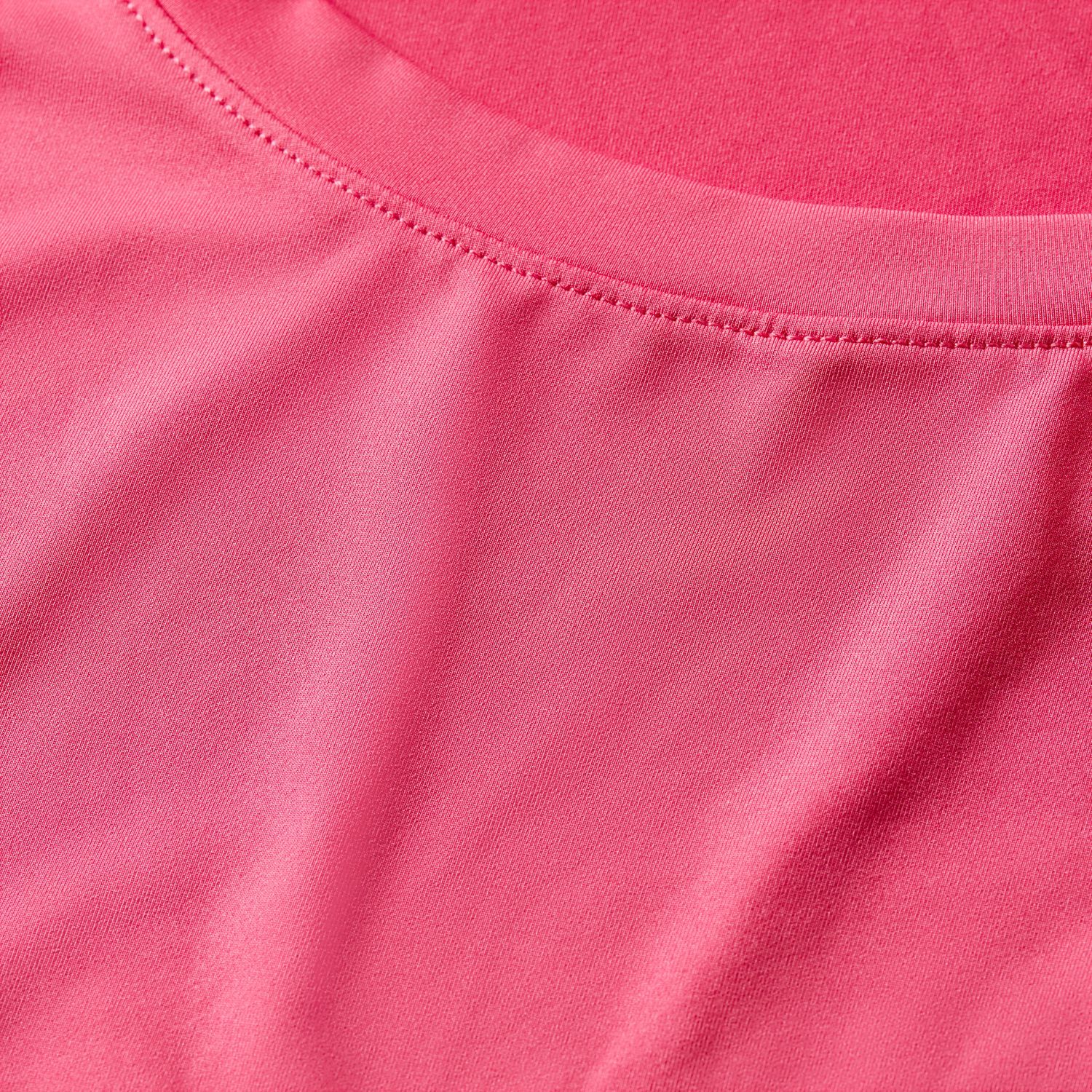 Nike W NK ONE SWOOSH HBR DF SS TOP, ženska majica za trčanje, roza