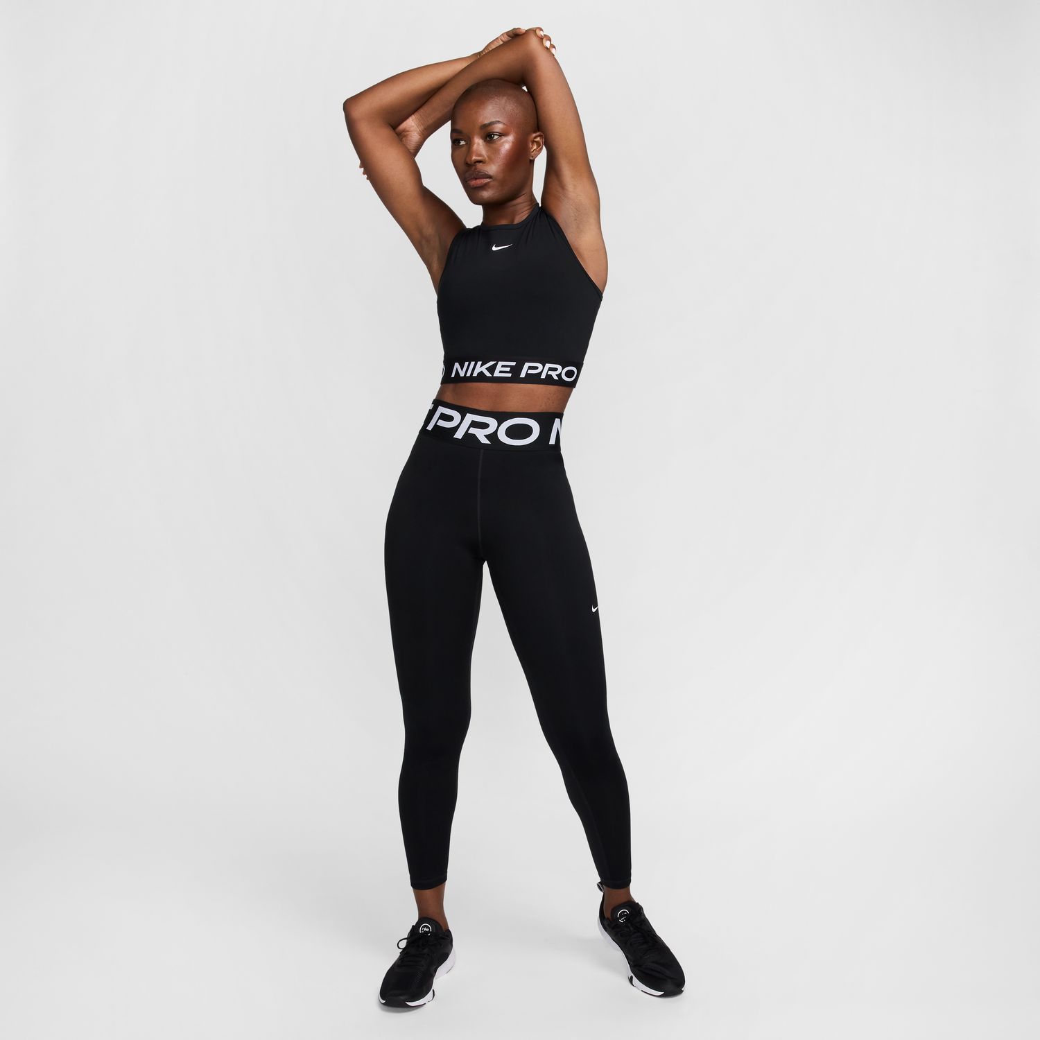 Nike W NP SCULPT DF HR TIGHT, ženske tajice za fitnes, crna