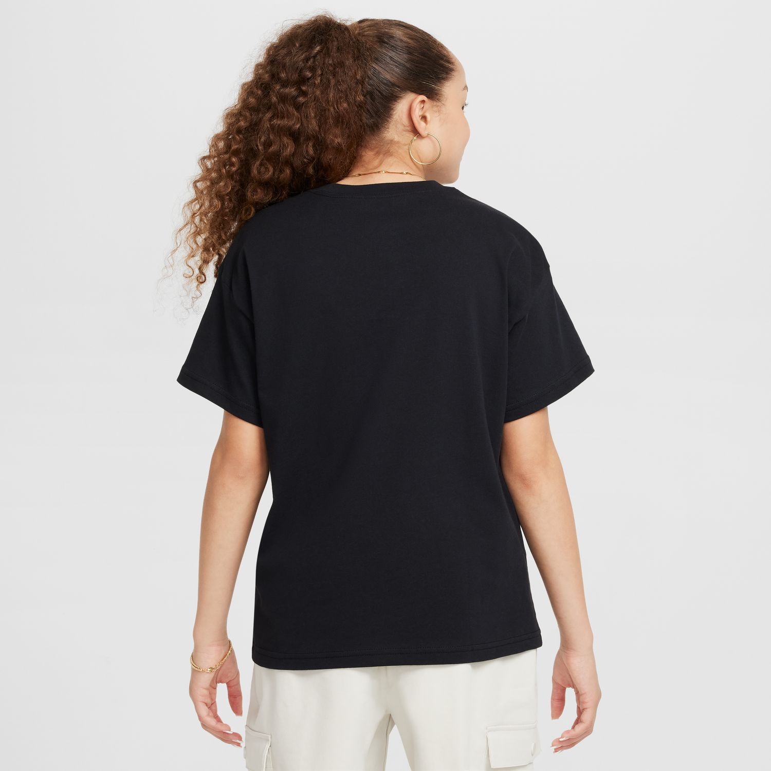 Nike G NSW TEE BOY ESSNTL LBR, dječja majica, crna