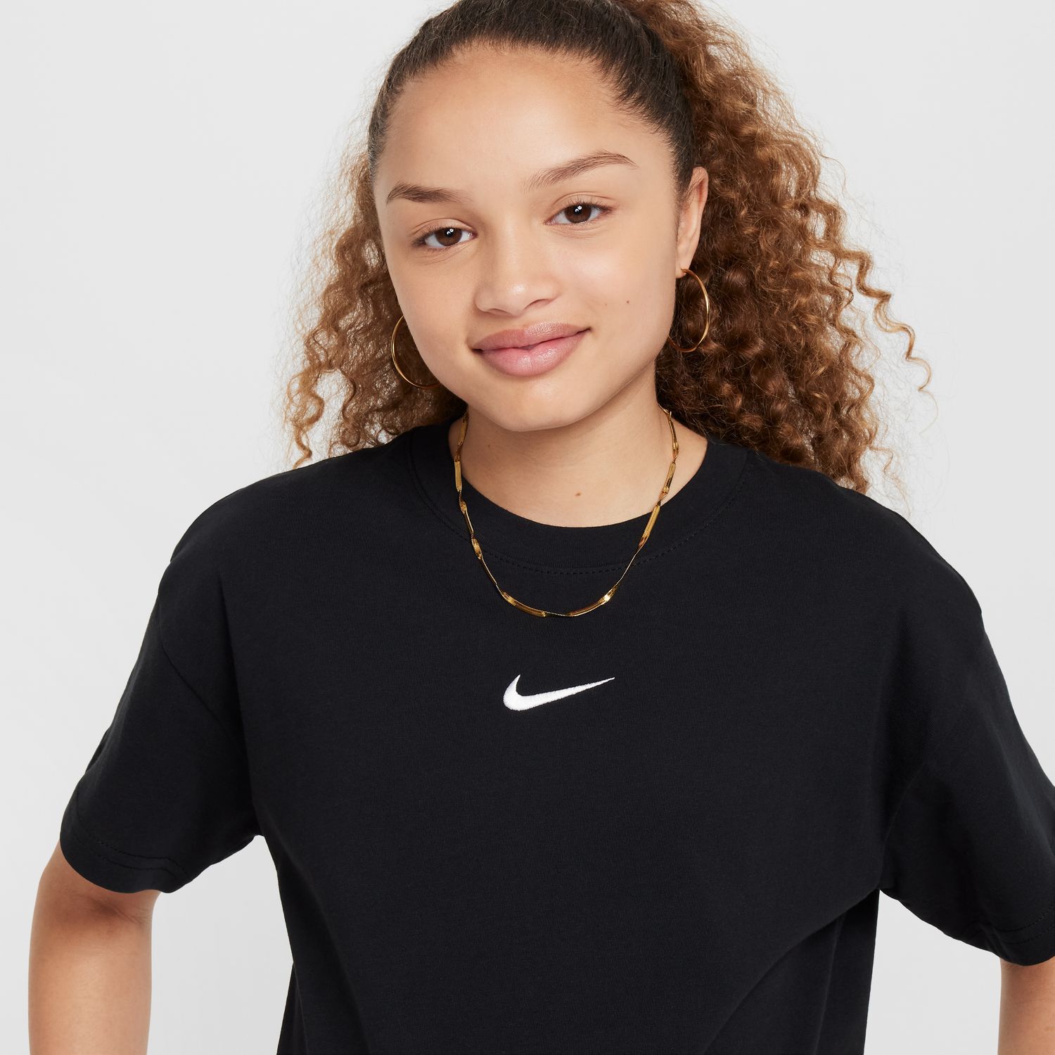 Nike G NSW TEE BOY ESSNTL LBR, dječja majica, crna